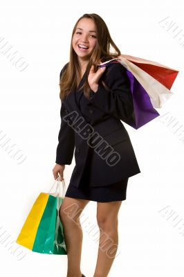 Happy shopper