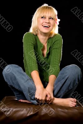 Happy young woman Happy young woman