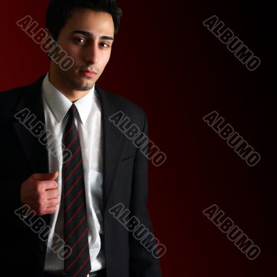 Portrait, young business man