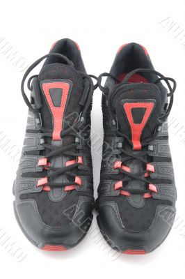 running shoes closeup