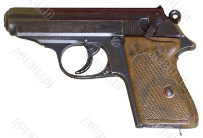 rusty obsolete vintage personal pistol