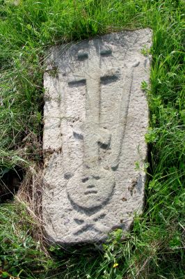 Ancient tombstone of earlier Slavic christians