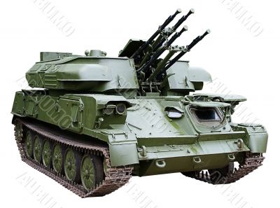 self-propelled armored antiaircraft gun