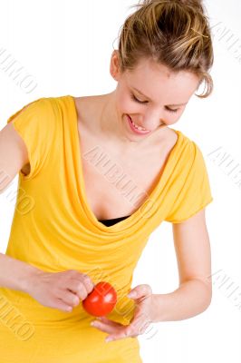 Peeling the tomato Peeling the tomato