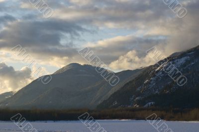 Dusk in Fraser Valley Dusk in Fraser Valley