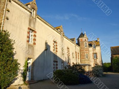 Medieval castle in France