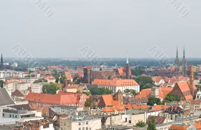 Wroclaw view from the tower