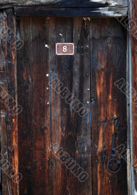 aged door