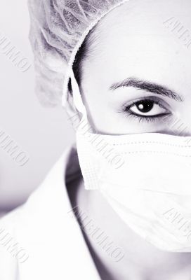 Portrait of a young doctor! Portrait of a young doctor!
