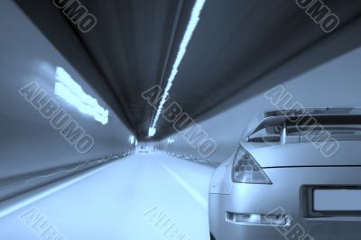 Car on the highway Car on the highway