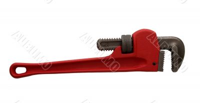 Red plumbers wrench