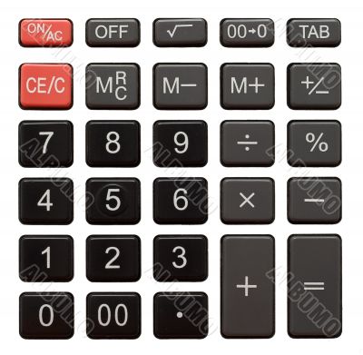Calculator keypad
