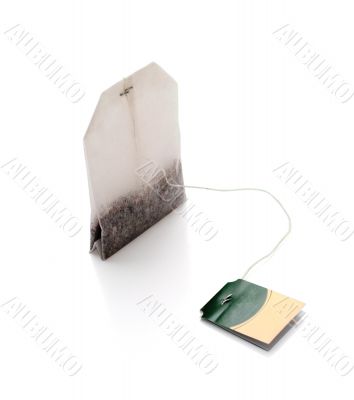 Tea bag isolated