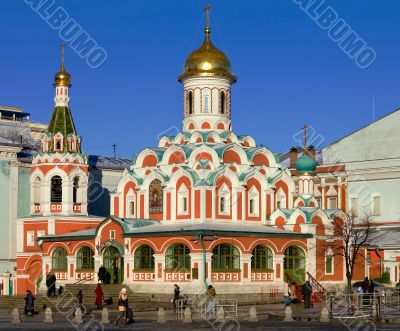 View on the Church of Kazan Icon of the Virgin