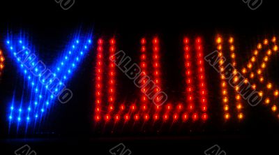Colour LED Lights