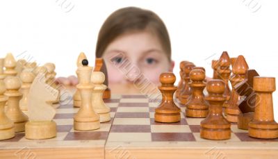 Girl ang chess