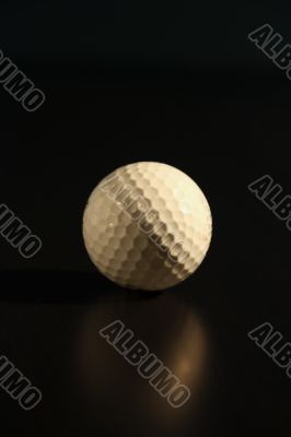 Golf Ball on black background -4