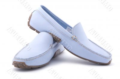 shoes on white background