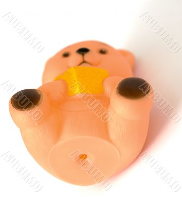 Toy rubber bear