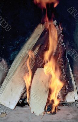 Flame and wirewood Flame and wirewood