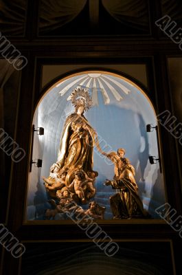 sacred figures in spanish church