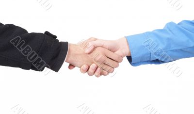 Businessmen shaking hands