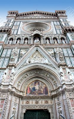 Fragment of cathedral in Florence