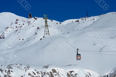 On slope of Elbrus