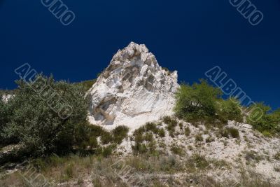 Chalk cliff