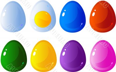 Eggs set