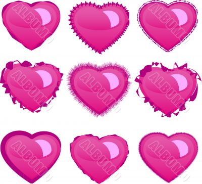 Hearts set Hearts set
