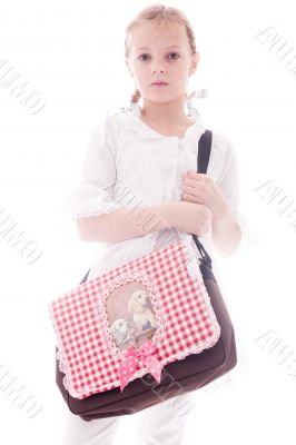 Child with a bag