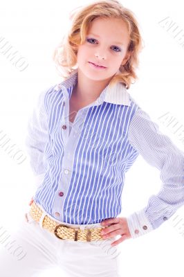 Posing fashion child Posing fashion child