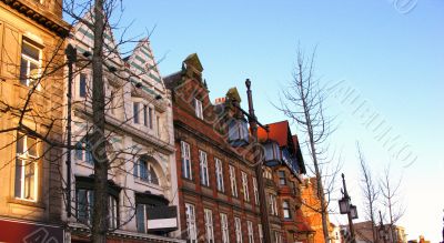 Buildings in Nottingham UK