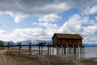 Old wooden jetty