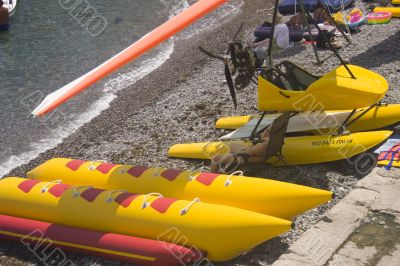 Beach watercraft rental