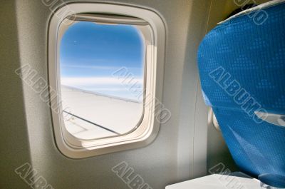 Airplane window