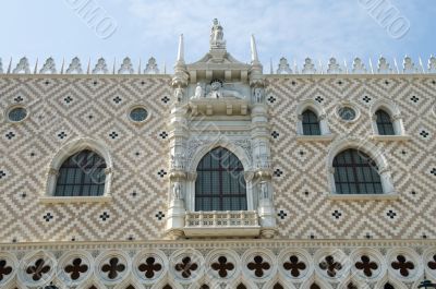 Facade of palace pazzia san marco