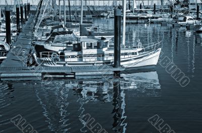 Luxury sail yacht
