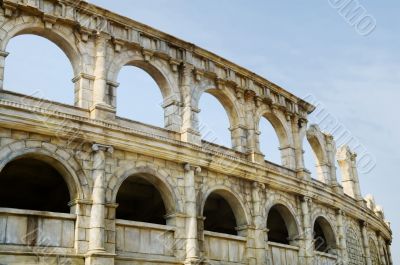 Roman Amphitheatre in fisherman wharf, Macao