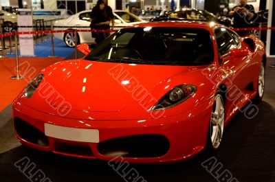 Red supercar