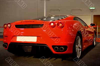 Red supercar