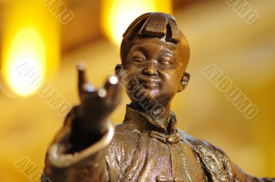 Statue of Kungfu kid