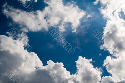 sky background. sky and clouds background.