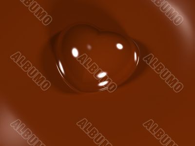 chocolate candy in the form of a heart chocolate candy in the form of a heart