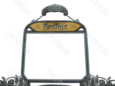 Personalise Bastille Sign