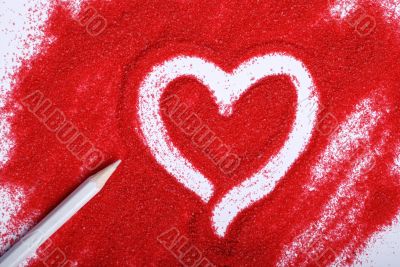 Heart On Sand Heart On Sand