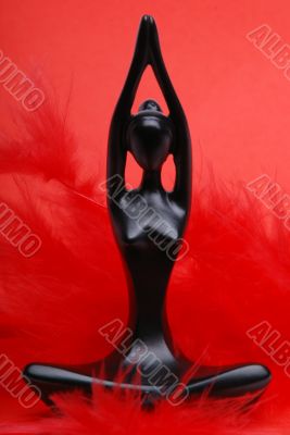 Figurine of the meditating woman