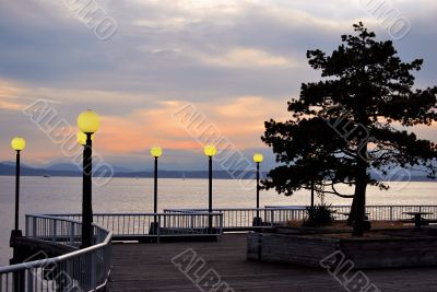 Puget sound sunset.