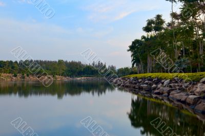 Lake landscape